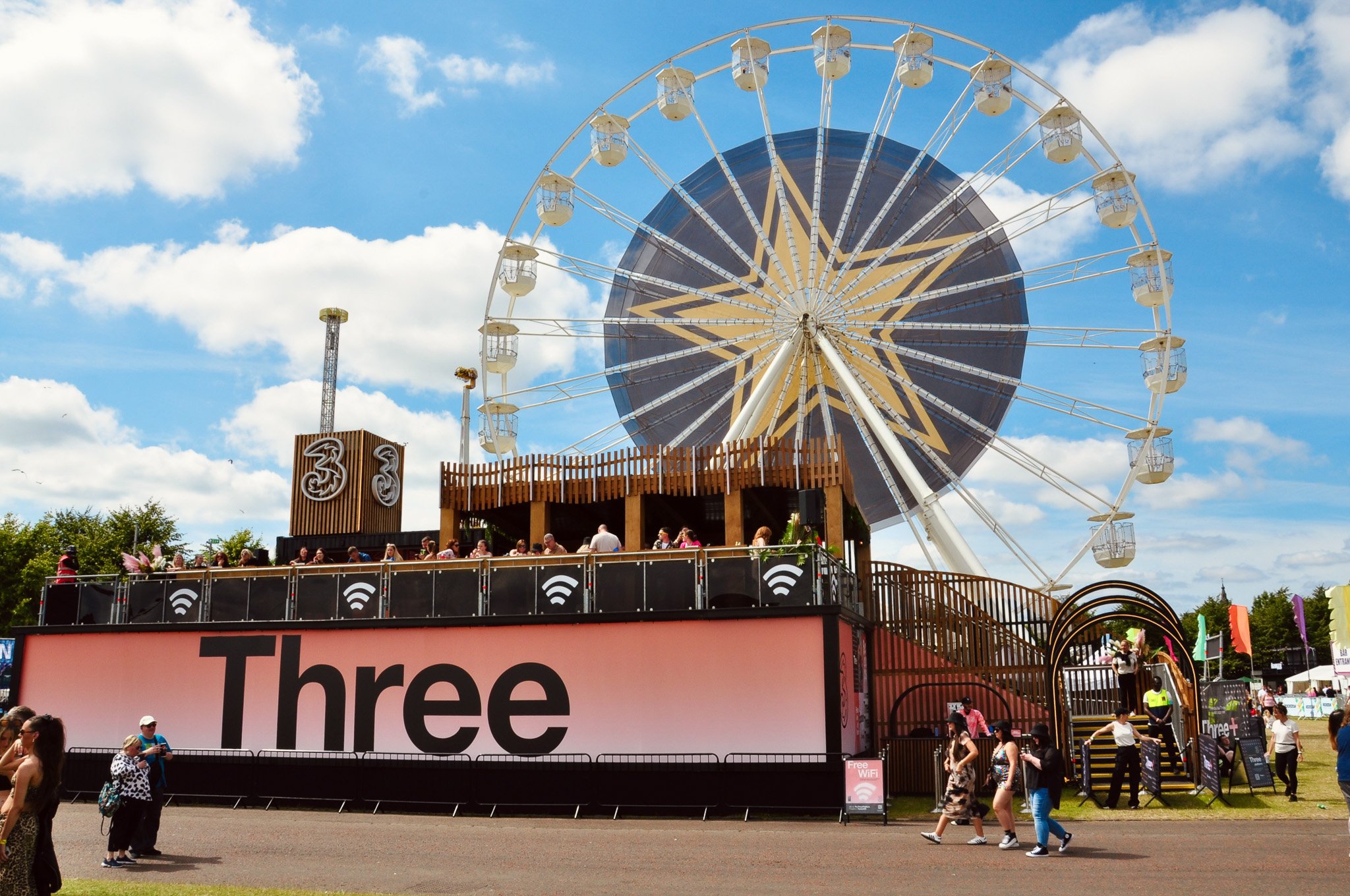 Three Festival & Street Live activation