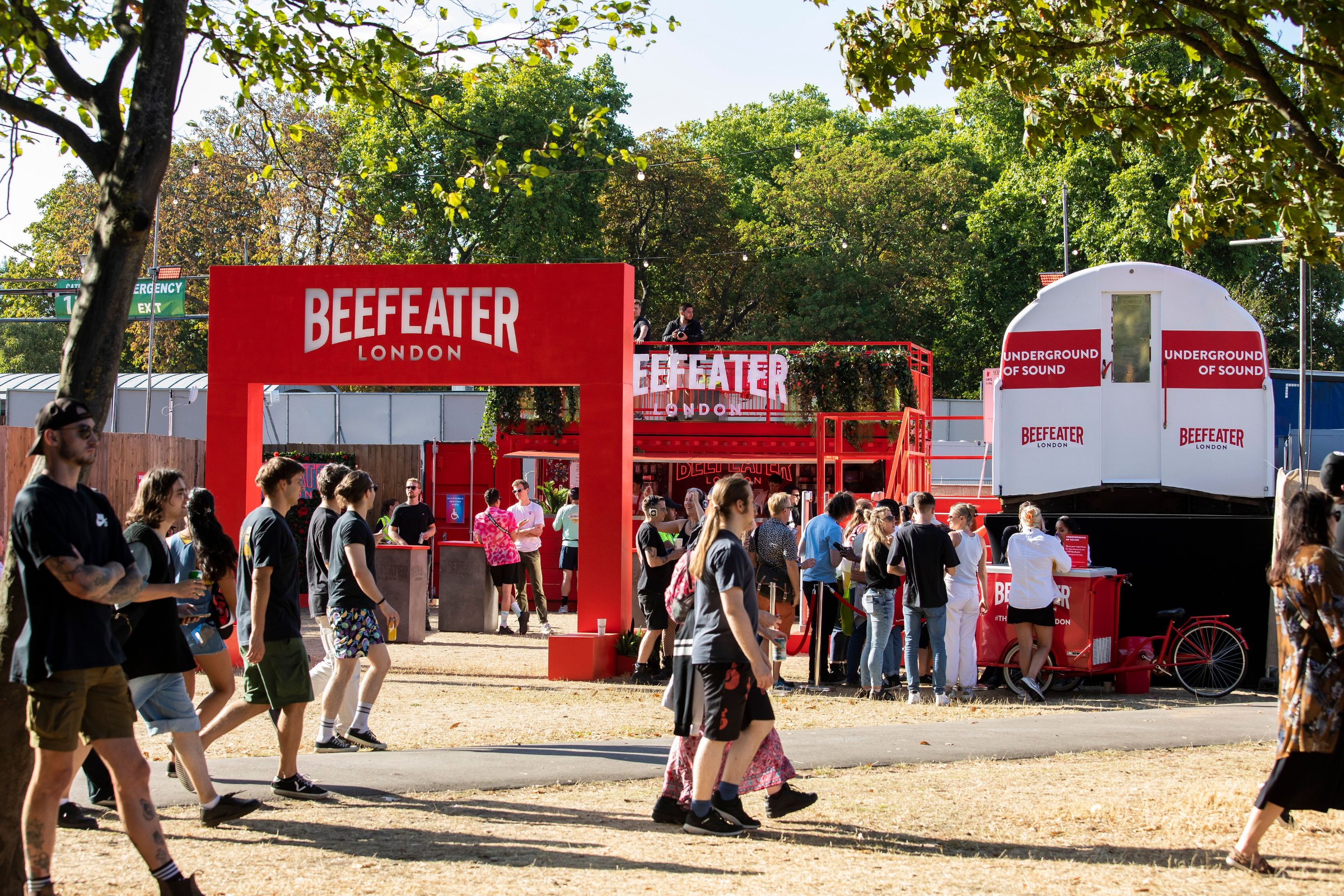 Beefeater Underground of Sound activation