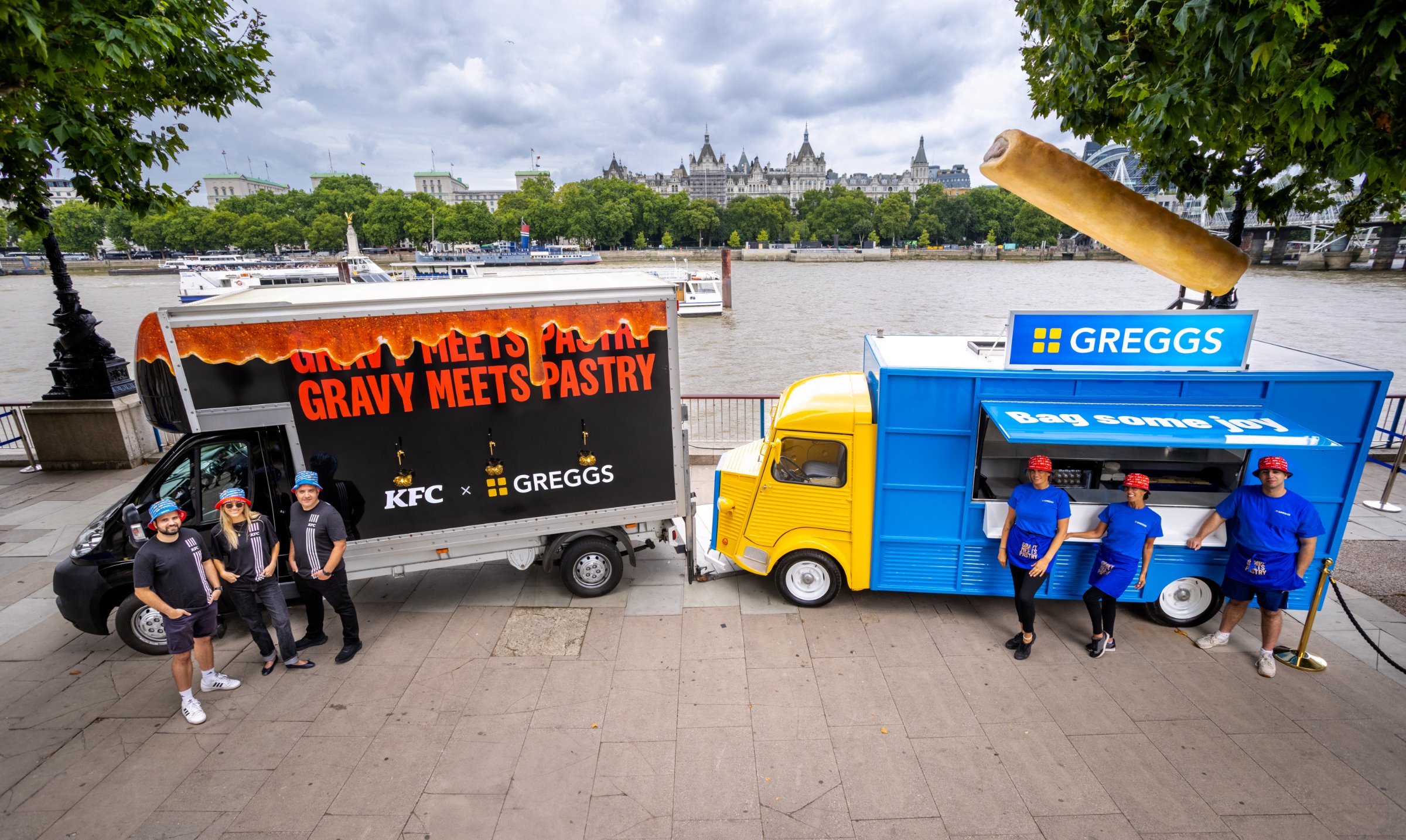 KFC × Greggs The Gravy Truck activation